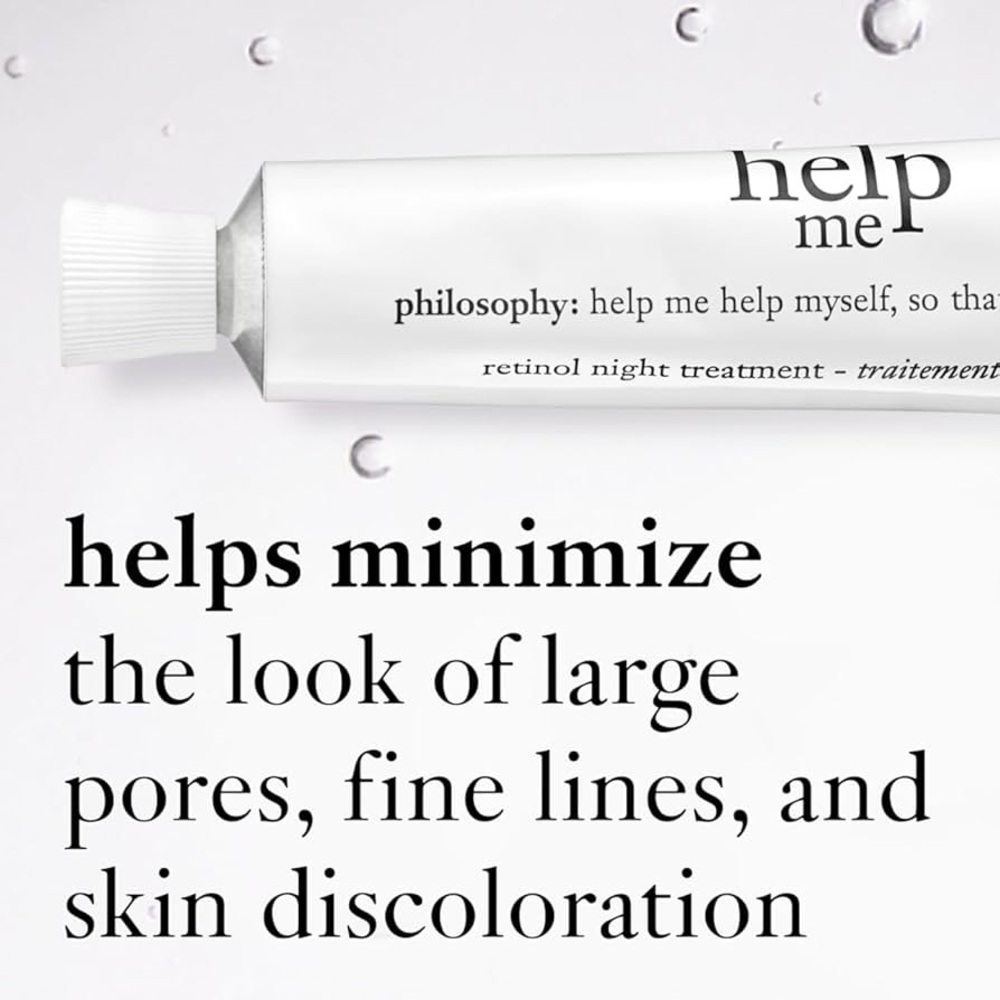 PHILOSOPHY HELP ME RETINOL NIGHT TREATMENT Full Size 1.05 Oz. NEW IN BOX!! - Picture 8 of 9